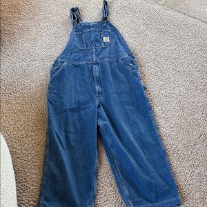 Carhartt overalls. Hemmed to 24” inseam 40” waist. Medium denim wash. Unisex